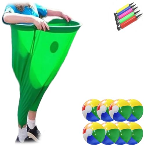 Generisch Granny Pants Hof-Spiel, 2025 Granny Pants Yard Game Set, Team Staffel Familientreffen Party Feldparty Spielset (Grün D) von Generisch