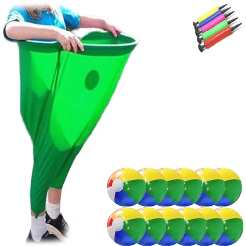 Generisch Granny Pants Hof-Spiel, 2025 Granny Pants Yard Game Set, Team Staffel Familientreffen Party Feldparty Spielset (Grün E) von Generisch