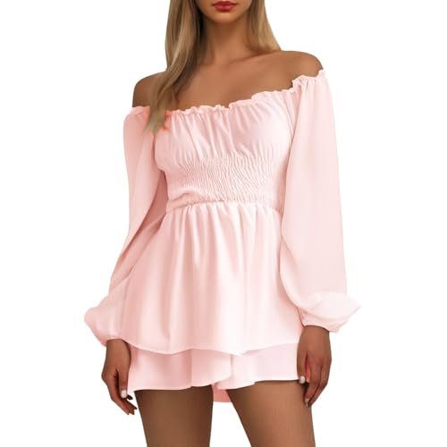 Generisch Grau Piratenkostüm Damen Sommerkleid, Swing Kleid Off Shoulder Slash Neck Skaterkleid Einfarbiges A-Linien-Kleid Trägerloses, Knielanges Strandkleid Party Karneval kostüm Piratin S M L XL Generisch Grau Piratenkostüm Damen Sommerkleid, Swing Kleid Off Shoulder Slash Neck Skaterkleid Einfarbiges A-Linien-Kleid Trägerloses, Knielanges Strandkleid Party Karneval kostüm Piratin S M L XL von Generisch