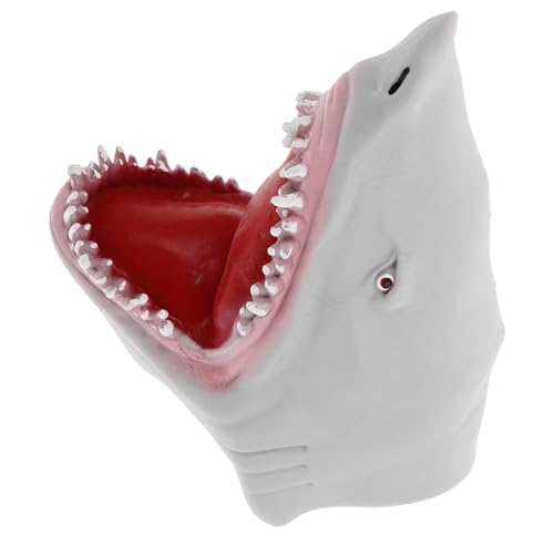 Generisch Graue Haifisch -handpuppe Party Gefälligkeiten Hai-fingerpuppe Handpuppen Hai-marionettenhand Tierpuppe Tierische Handpuppe Partyzubehör Hai- Schöne Handpuppe TPR von Generisch