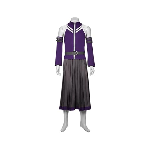 Generisch Gray Fullbuster Cosplay Kostüm Lila Uniform Outfit Halloween Party Komplettset,Purple-XS von Generisch