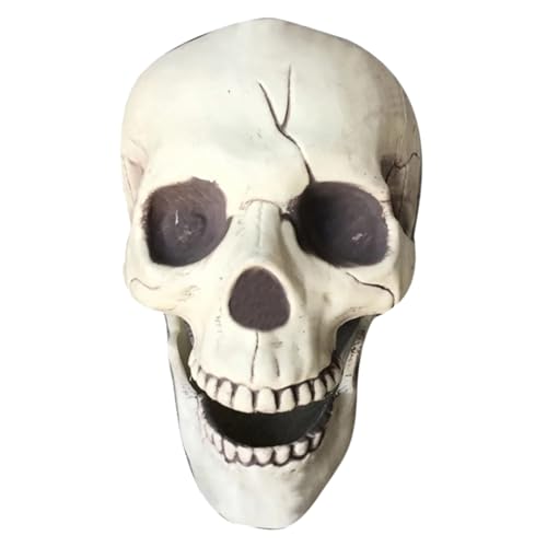 Generisch # Gruseliges aus Kunststoff mit offenem Mund Hausdekor Halloween-Requisite (White One Size) von Generisch