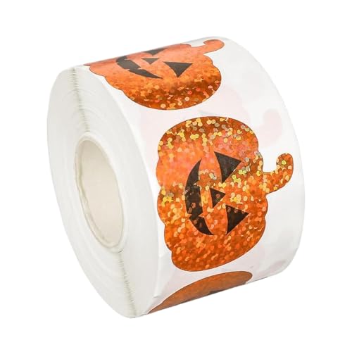 Generisch Halloween Aufkleber Kürbisse - Halloween Sticker Rolle Kürbis - 500 Stück Bastelzubehör Für Herbst Aktivitäten Kinder Klasse Dekoration Malen Generisch Halloween Aufkleber Kürbisse - Halloween Sticker Rolle Kürbis - 500 Stück Bastelzubehör Für Herbst Aktivitäten Kinder Klasse Dekoration Malen von Generisch