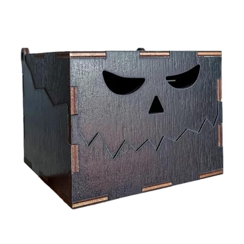 Generisch Halloween-Boxen Für Süßigkeiten 10.2x10.2x8.4cm | Holz Süßigkeitendose Trick Or Treat Box Halloween Snack Behälter Kiefernholz Festliche Partydeko Für Wohnzimmer Geschenk Kinderparty Generisch Halloween-Boxen Für Süßigkeiten 10.2x10.2x8.4cm | Holz Süßigkeitendose Trick Or Treat Box Halloween Snack Behälter Kiefernholz Festliche Partydeko Für Wohnzimmer Geschenk Kinderparty von Generisch