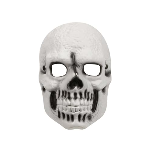 Generisch Halloween Gesicht Cosplay Werkzeuge Für Party Karneval Kopf Abdeckung Halloween Dekorationen Für Erwachsene Accessoire (White, 27X20cm) von Generisch