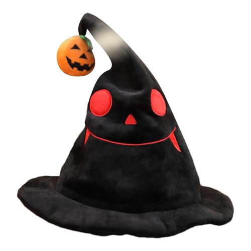 Generisch Halloween Ghost - Halloween Kürbishut | Witch Chapaus Mit Kürbis | Chapaus Dee Sorcière Phantôme | Halloweens Verkleiden Accessoires, Ein Hexenhut von Generisch