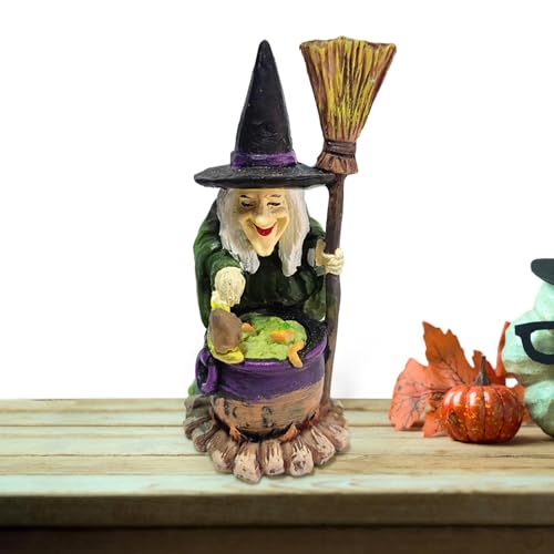 Generisch Halloween Hexenfiguren | Sammlerstatue des Zauberers | Zauberer-Hexe-Ornament aus Harz, 1 Stück Halloween-Dekorationen für Schlafzimmer, Themenpartys Generisch Halloween Hexenfiguren | Sammlerstatue des Zauberers | Zauberer-Hexe-Ornament aus Harz, 1 Stück Halloween-Dekorationen für Schlafzimmer, Themenpartys von Generisch