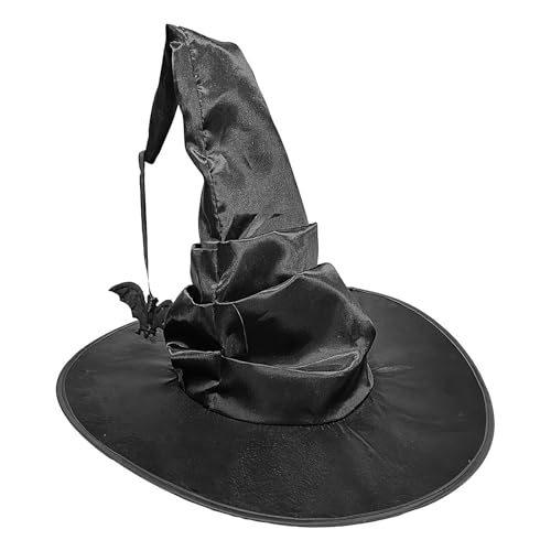 Generisch Halloween Hexenhut,Böser Hexenhut - Halloween Cosplay Hexenhut - Halloween-Zaubererhut, Cosplay-Hexenhut mit für Damen-Halloween-Party von Generisch