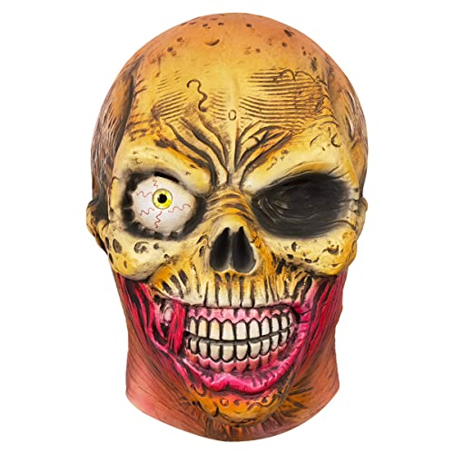 Generisch Halloween Horror Cosplay Maske Kopfbedeckung Tricky Streich Lustige Cosplay Maske Augapfel Kopfbedeckung Maske Horror Kopfbedeckung für Halloween Karneval Kostüm Party Requisiten von Generisch