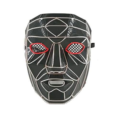 Generisch Halloween Horror Full Face Boss Glowing Cosplay Mask Fluorescent Props Mask Horror Headwear for Halloween Carnival Costume Party Props Generisch Halloween Horror Full Face Boss Glowing Cosplay Mask Fluorescent Props Mask Horror Headwear for Halloween Carnival Costume Party Props von Generisch