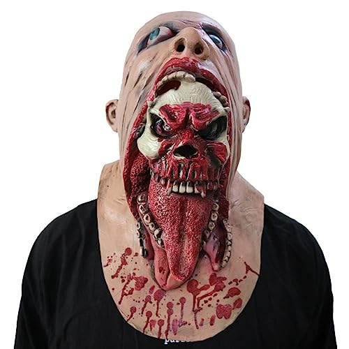 Generisch Halloween Horror Maske, Scary Zombie Masken Ghost Schädel Monster Masken Kostüm Halloween Party Requisiten von Generisch