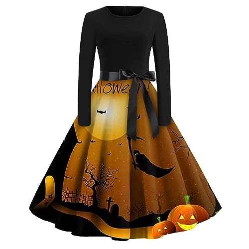 Generisch Halloween Kleid Damen Hexenkostüm Damen Lang Plus Size Dress Renaissance Hexenkleid Adult Gothikkleider Oberteil Medieval Outfit Goth Kleidung 2#gold L Generisch Halloween Kleid Damen Hexenkostüm Damen Lang Plus Size Dress Renaissance Hexenkleid Adult Gothikkleider Oberteil Medieval Outfit Goth Kleidung 2#gold L von Generisch