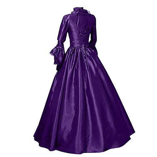 Generisch Halloween Kleid Damen Retro Mittelalter Kleider Theaterkleidung Langarm Kleid Schnürung Abendkleider Königin Verbandkleid Für Halloween Party Outfit Generisch Halloween Kleid Damen Retro Mittelalter Kleider Theaterkleidung Langarm Kleid Schnürung Abendkleider Königin Verbandkleid Für Halloween Party Outfit von Generisch