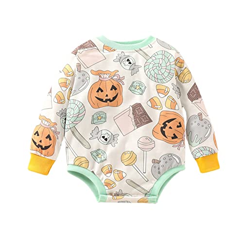 Generisch Halloween Kleinkind Kostüm Mädchen Junge Einteiler Kinderkostüm Niedliche Drucke Langarm Strampler Bodysuit Outfits Übergroßes Sweatshirt Pumpkin Kostüm Kinderkostüme Mädchen Generisch Halloween Kleinkind Kostüm Mädchen Junge Einteiler Kinderkostüm Niedliche Drucke Langarm Strampler Bodysuit Outfits Übergroßes Sweatshirt Pumpkin Kostüm Kinderkostüme Mädchen von Generisch