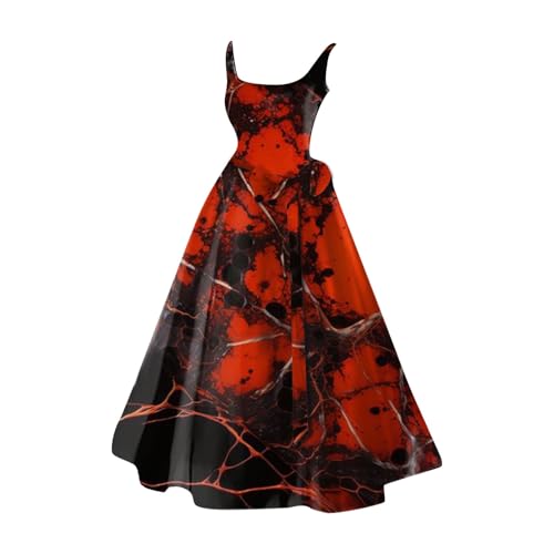 Generisch Halloween KostüM,Damen Halloween Kleidung Mit Blutigem Elegant Brautkleid Horror Kleid Damen Halloween Costume Halloween-Kleider für Party Karneval Bühnenstück von Generisch