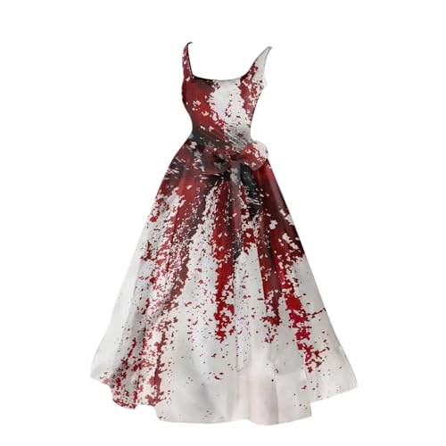 Generisch Halloween KostüM,Damen Halloween Kleidung Mit Blutigem Elegant Brautkleid Horror Kleid Damen Halloween Costume Halloween-Kleider für Party Karneval Bühnenstück Generisch Halloween KostüM,Damen Halloween Kleidung Mit Blutigem Elegant Brautkleid Horror Kleid Damen Halloween Costume Halloween-Kleider für Party Karneval Bühnenstück von Generisch