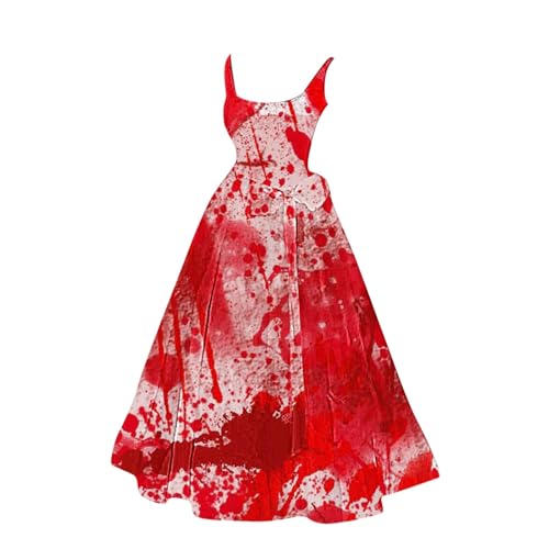 Generisch Halloween KostüM,Damen Halloween Kleidung Mit Blutigem Elegant Brautkleid Horror Kleid Damen Halloween Costume Halloween-Kleider für Party Karneval Bühnenstück Generisch Halloween KostüM,Damen Halloween Kleidung Mit Blutigem Elegant Brautkleid Horror Kleid Damen Halloween Costume Halloween-Kleider für Party Karneval Bühnenstück von Generisch