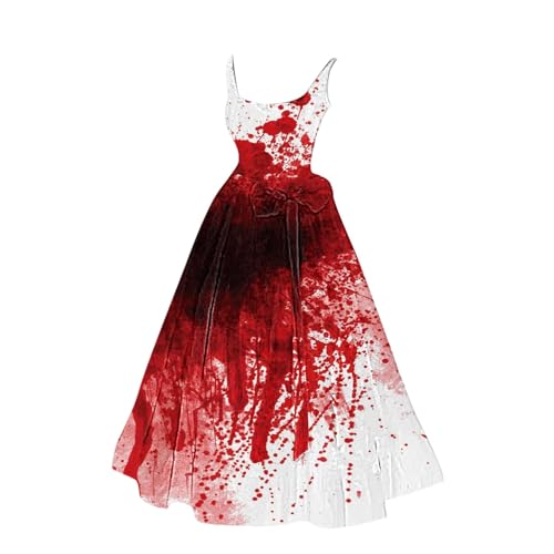 Generisch Halloween KostüM,äRmellos Halloween KostüM Mittelalter Kleidung Halloween Blut KostüM Weihnachten A-Linien-Kleid Costume Women Halloween-Kleider FüR Frauen für Party Karneval Bühnenstück Generisch Halloween KostüM,äRmellos Halloween KostüM Mittelalter Kleidung Halloween Blut KostüM Weihnachten A-Linien-Kleid Costume Women Halloween-Kleider FüR Frauen für Party Karneval Bühnenstück von Generisch
