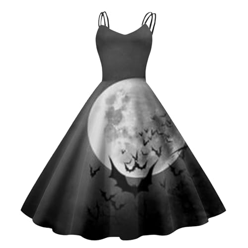 Generisch Halloween KostüM Damen, Damen Gruselig Blutige Zombie Braut KostüM Blutige Braut Halloween WeißEs Kleid Costume Blutigem Aufdruck Mittelalter Kleider Partykleider Horror Costumes von Generisch