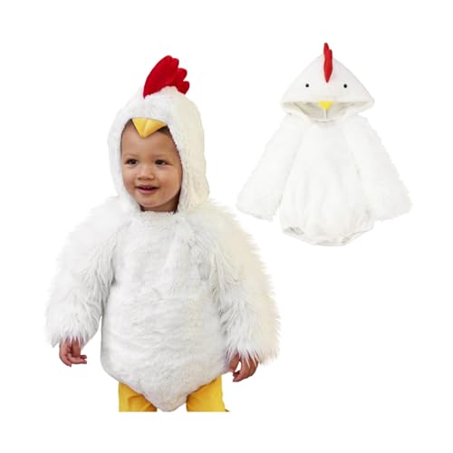 Halloween Kostüm Baby Unisex, Tier Küken Strampler, Süßes Huhn kostüm für Babys, Winter Fleece Kapuzen Jumpsuit, Cartoon Babykleidung für Cosplay Karnevalskostüm, Halloween Kleidung Sets Halloween Kostüm Baby Unisex, Tier Küken Strampler, Süßes Huhn kostüm für Babys, Winter Fleece Kapuzen Jumpsuit, Cartoon Babykleidung für Cosplay Karnevalskostüm, Halloween Kleidung Sets von Generisch