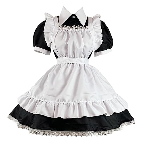 Generisch Halloween Kostüm French Maid Dress Anime Damen Cheerleader Kawaii Clothes Kostüme Gothic Kleidung Prinzessin Cosplay Cute Mädchen Kleid Generisch Halloween Kostüm French Maid Dress Anime Damen Cheerleader Kawaii Clothes Kostüme Gothic Kleidung Prinzessin Cosplay Cute Mädchen Kleid von Generisch