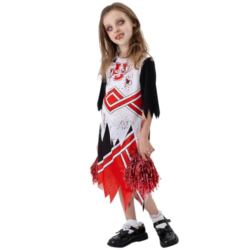 Generisch Halloween Kostüm Kinder Gothic Stil mit Blutdruck Outfit für Sommer Festivals, Komplettset für Thementage und Cosplay Generisch Halloween Kostüm Kinder Gothic Stil mit Blutdruck Outfit für Sommer Festivals, Komplettset für Thementage und Cosplay von Generisch