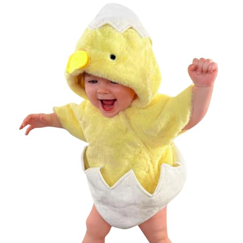 Generisch Halloween Kostüm Kinder Huhn Tier, Tier Küken Strampler Osterkostüme für Baby, Jungen Ostern Huhn Kleidung Top, Neugeborenes Baby Jungen Mädchen Halloween Party Verkleidung Sets Generisch Halloween Kostüm Kinder Huhn Tier, Tier Küken Strampler Osterkostüme für Baby, Jungen Ostern Huhn Kleidung Top, Neugeborenes Baby Jungen Mädchen Halloween Party Verkleidung Sets von Generisch