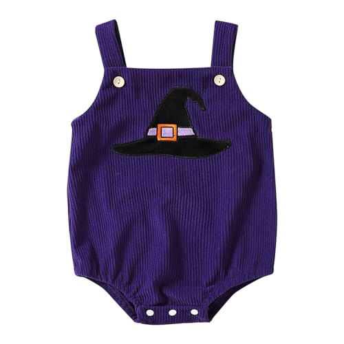 Generisch Halloween Kostüm Neugeborene Mädchen Junge Einteiler Kinderkostüm Warm Drucke Langarm Strampler Bodysuit Outfits Übergroßes Sweatshirt Pumpkin Kostüm Halloweenkostüm von Generisch