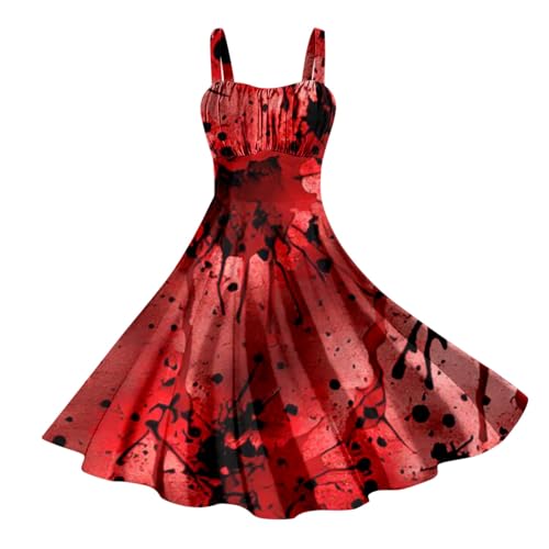 Generisch Halloween-Kostüm für Damen Halloween Kostüm Gruselig Cosplay Cocktail Party Kleider Vampir-Kostüm Halloween Kostüm Gruselig Kürbis Fledermaus Hexe Bedruckte Generisch Halloween-Kostüm für Damen Halloween Kostüm Gruselig Cosplay Cocktail Party Kleider Vampir-Kostüm Halloween Kostüm Gruselig Kürbis Fledermaus Hexe Bedruckte von Generisch