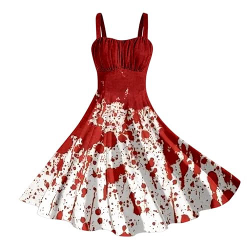 Generisch Halloween-Kostüm für Damen Halloween Kostüm Gruselig Cosplay Cocktail Party Kleider Vampir-Kostüm Halloween Kostüm Gruselig Kürbis Fledermaus Hexe Bedruckte Generisch Halloween-Kostüm für Damen Halloween Kostüm Gruselig Cosplay Cocktail Party Kleider Vampir-Kostüm Halloween Kostüm Gruselig Kürbis Fledermaus Hexe Bedruckte von Generisch