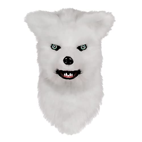 Generisch Halloween Maske, Plüsch Kunstfell Kostüm Cosplay Zubehör für Halloween Weihnachtsfeier von Generisch