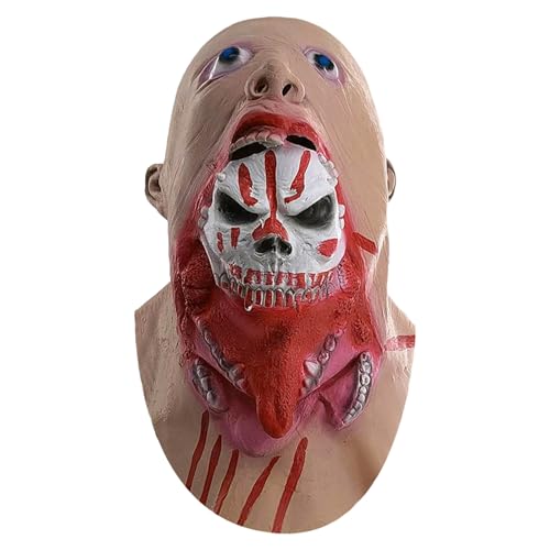 Generisch Halloween Maske Frau,Halloween-Leuchtmaske Halloween Masken Horror Gruselige Gruselige Maskegruselige Maske Skull Mask Scary Halloween Maske Smile Horror KostüM Herren Generisch Halloween Maske Frau,Halloween-Leuchtmaske Halloween Masken Horror Gruselige Gruselige Maskegruselige Maske Skull Mask Scary Halloween Maske Smile Horror KostüM Herren von Generisch