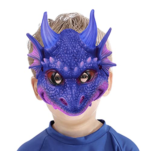 Generisch Halloween Maske Für Kostüm Masken Maskerade Dinosaurier Maske Anime Karneval Cosplay Ostern Weihnachten Party Kinderdekoration (B) von Generisch