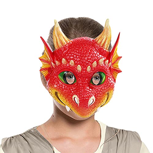 Generisch Halloween Maske Für Kostüm Masken Maskerade Dinosaurier Maske Anime Karneval Cosplay Ostern Weihnachten Party Kinderdekoration (C) von Generisch
