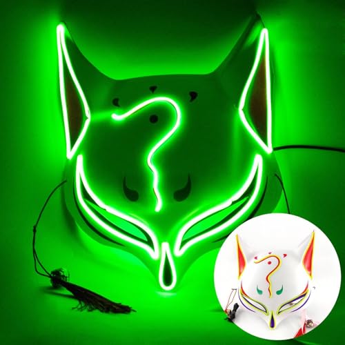 Generisch Halloween Maske Für Kostüm Masken Maskerade Maske Anime Karneval Cosplay Ostern Weihnachten Party Kinderdekoration (D) von Generisch