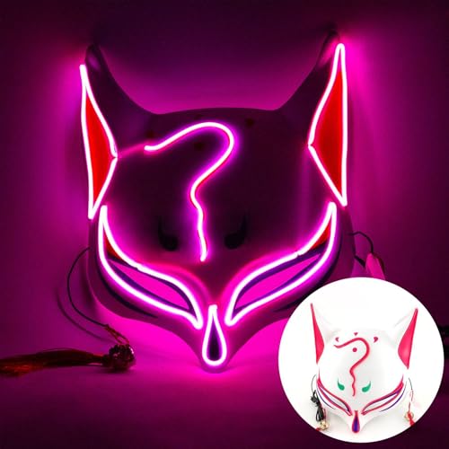 Generisch Halloween Maske Für Kostüm Masken Maskerade Maske Anime Karneval Cosplay Ostern Weihnachten Party Kinderdekoration (F) von Generisch