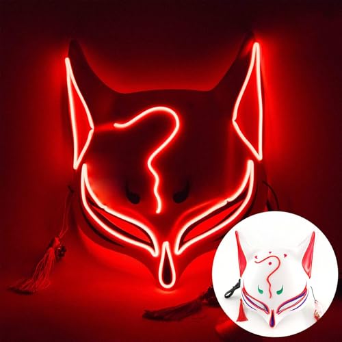 Generisch Halloween Maske Für Kostüm Masken Maskerade Maske Anime Karneval Cosplay Ostern Weihnachten Party Kinderdekoration (H) von Generisch