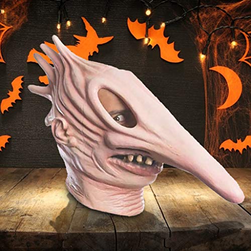 Generisch Halloween Maske - Horror Lustiges Kostüm Halloween Maske, Halloween-Horror-Kopfbedeckung - Carnival Cosplay Props für Männer Und Frauen (A) von Generisch
