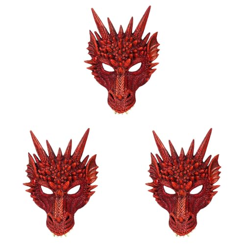 Generisch Halloween Masken,Skull Mask Red Dragon Mask Wings Froschmaske - TierkostüM Maske für Erwachsene,Atmungsaktiv Dragon Cosplay KostüM Scary Cosplay KostüM Gesichtsmaske Generisch Halloween Masken,Skull Mask Red Dragon Mask Wings Froschmaske - TierkostüM Maske für Erwachsene,Atmungsaktiv Dragon Cosplay KostüM Scary Cosplay KostüM Gesichtsmaske von Generisch