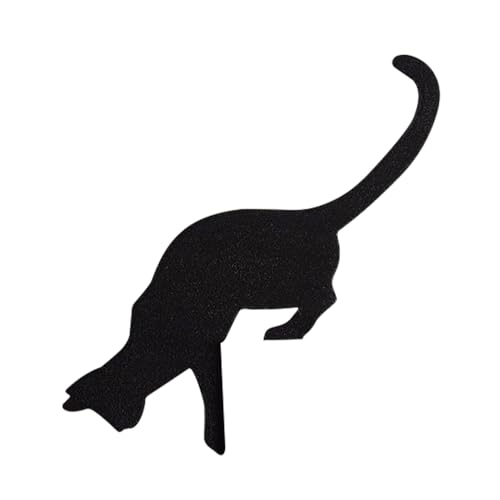 Generisch Halloween -Wandkunst - Holzkatze Silhouette Hanging Schild, Halloween -Türdekor -Schilder Weihnachten - süßes und lustiges Eckschild für Türen Eckfenster Ecken, Türrahmendekoration Generisch Halloween -Wandkunst - Holzkatze Silhouette Hanging Schild, Halloween -Türdekor -Schilder Weihnachten - süßes und lustiges Eckschild für Türen Eckfenster Ecken, Türrahmendekoration von Generisch