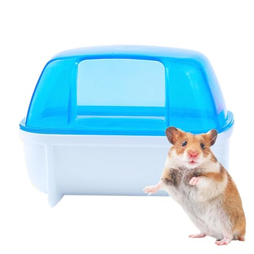 Generisch Hamster Sandbadbehälter |Hamstertoilette Chinchilla Staubbadhaus - Hamster-Katzentoilette, abnehmbare Hamster-Badewannentoilette, Zwerghamster-Zubehör für Zwerghamster, Rennmaus, Maus Generisch Hamster Sandbadbehälter |Hamstertoilette Chinchilla Staubbadhaus - Hamster-Katzentoilette, abnehmbare Hamster-Badewannentoilette, Zwerghamster-Zubehör für Zwerghamster, Rennmaus, Maus von Generisch