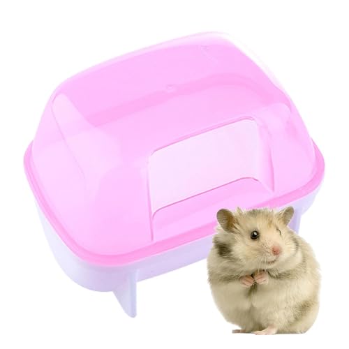 Generisch Hamster Sandbadbehälter |Hamstertoilette Chinchilla Staubbadhaus - Hamster-Katzentoilette, abnehmbare Hamster-Badewannentoilette, Zwerghamster-Zubehör für Zwerghamster, Rennmaus, Maus Generisch Hamster Sandbadbehälter |Hamstertoilette Chinchilla Staubbadhaus - Hamster-Katzentoilette, abnehmbare Hamster-Badewannentoilette, Zwerghamster-Zubehör für Zwerghamster, Rennmaus, Maus von Generisch