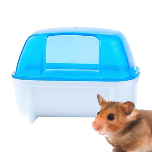 Generisch Hamster Sandbadbehälter |Hamstertoilette Chinchilla Staubbadhaus - Hamster-Katzentoilette, abnehmbare Hamster-Badewannentoilette, Zwerghamster-Zubehör für Zwerghamster, Rennmaus, Maus Generisch Hamster Sandbadbehälter |Hamstertoilette Chinchilla Staubbadhaus - Hamster-Katzentoilette, abnehmbare Hamster-Badewannentoilette, Zwerghamster-Zubehör für Zwerghamster, Rennmaus, Maus von Generisch