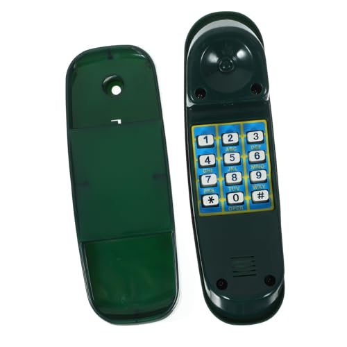 Generisch Handy pädagogische tragbares kleines Telefon Kinderkamera spielzeughandys für Lernspielzeug Telefon Bildungsspielzeug Telefone Plastik Green von Generisch