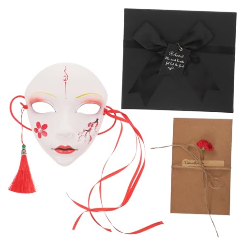 Generisch Hanfu-maske Kostüm Gesichts- Halloween Schwarze Maskerade Erwachsene Frauenmaske Streichmasken- Cosplay-maske Maskerademaske Für Erwachsene Maskendekor Aus Kunststoff Plastik von Generisch