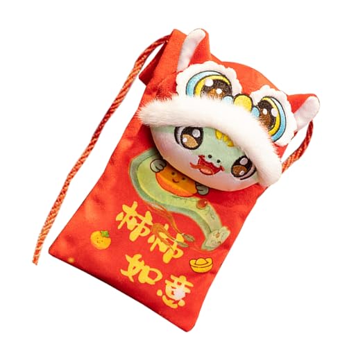 Generisch Hangable Dolls, Lunar Snake, Yearly Symbol Lucky Charm Cute Design Unique Pendant Family Tradition, 2025 Year for Chinese New Year, Home Decoration von Generisch