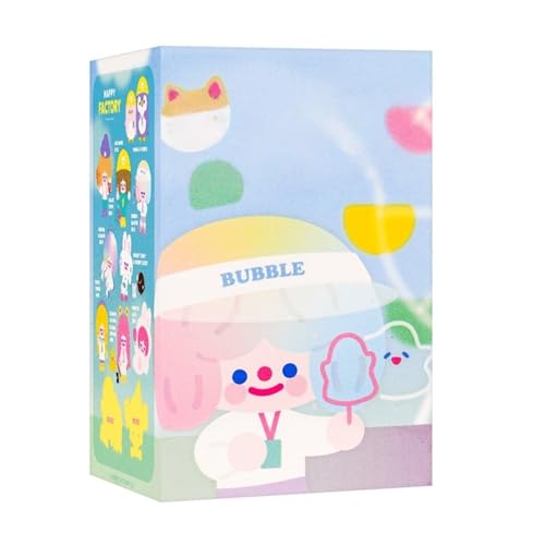 Generisch Happy Factory Serie Blindbox Kollektion - Fashion Spielzeug Figuren (Zufallsmodell) - Sammelfiguren mit Premium Qualität - Überraschungsei Alternative - Kindergeburtstag Geschenk (Blau_C) von Generisch