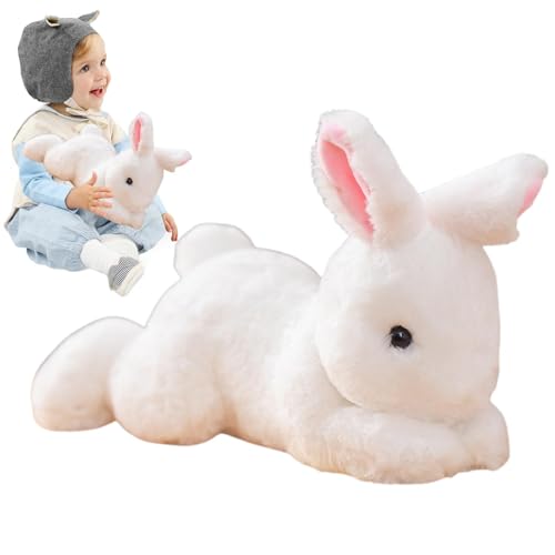 Generisch Hasengefüllter Tier, Kaninchenplüsch | Entzückende Hasenpuppe,Weiche Kissen, Urlaub Home Dekoration Kinder Huggable Toy für Sofa Bett Couch von Generisch