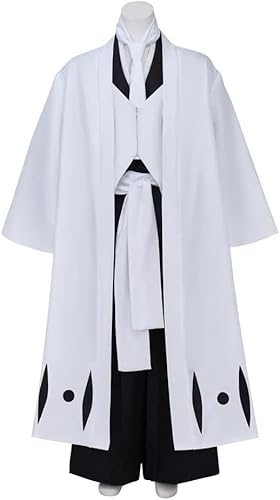 Generisch Herren Anime Kurosaki Ichigo Cosplay Kostüm Uniform Halloween Outfit Männer (Hirako Shinji, L) von Generisch