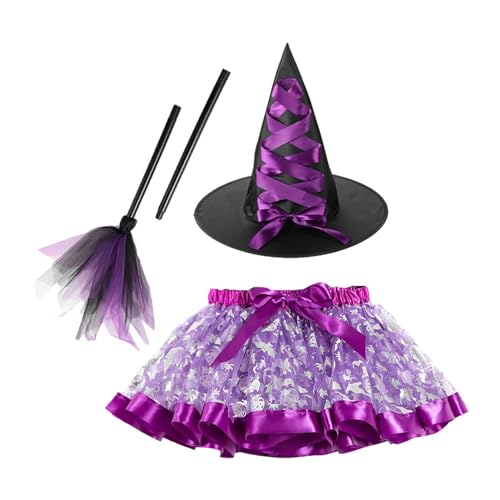 Generisch Hexen-Kostümrock – 3-teiliges Kostüm für Halloween | Kostüme und Accessoires für Mädchen, Halloween-Kostüme, Rock, Kostüm für Halloween, Tutu-Rock, Halloween-Hexe-Kostüm-Set für Mädchen Generisch Hexen-Kostümrock – 3-teiliges Kostüm für Halloween | Kostüme und Accessoires für Mädchen, Halloween-Kostüme, Rock, Kostüm für Halloween, Tutu-Rock, Halloween-Hexe-Kostüm-Set für Mädchen von Generisch